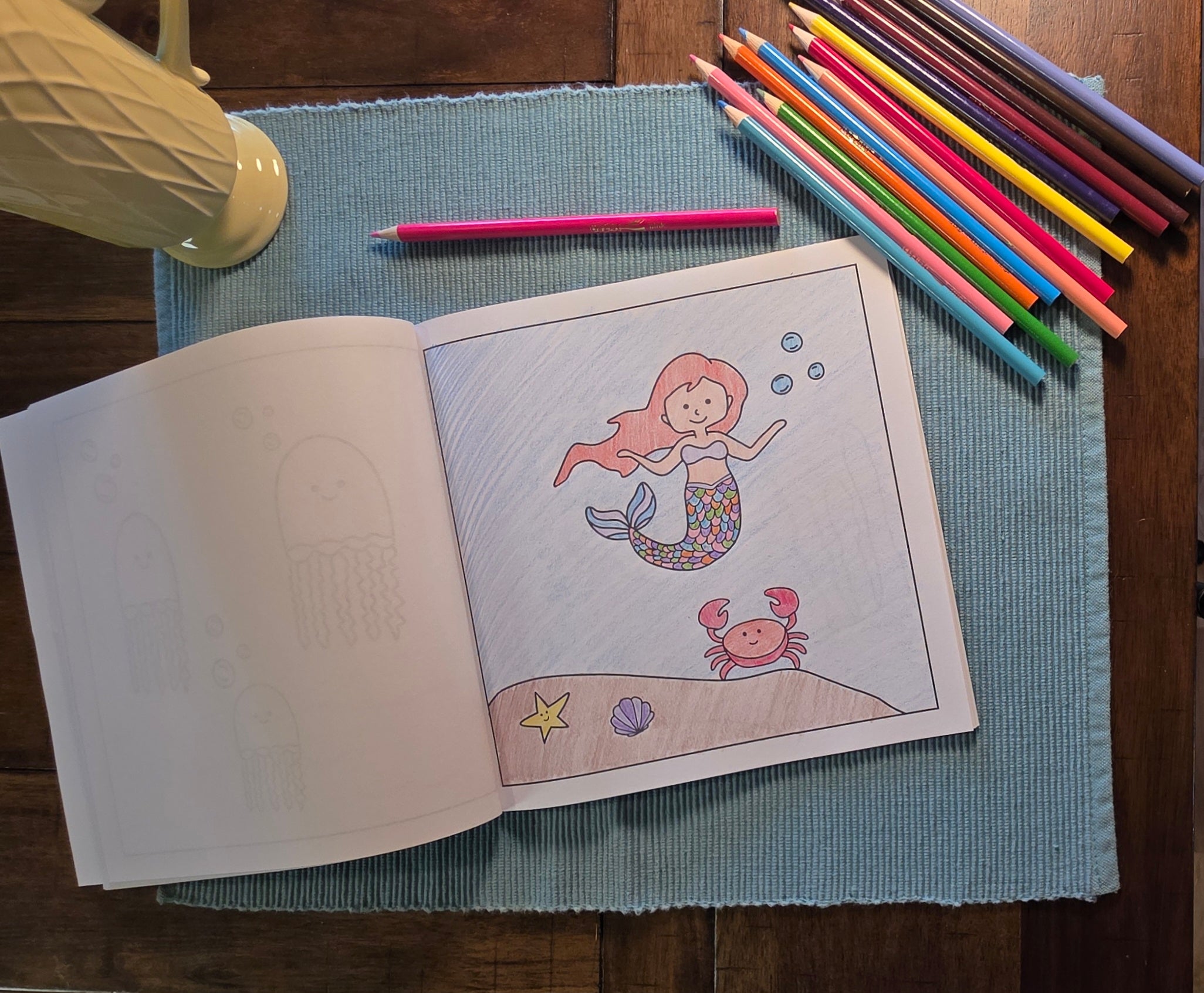 Sea Life Coloring Book