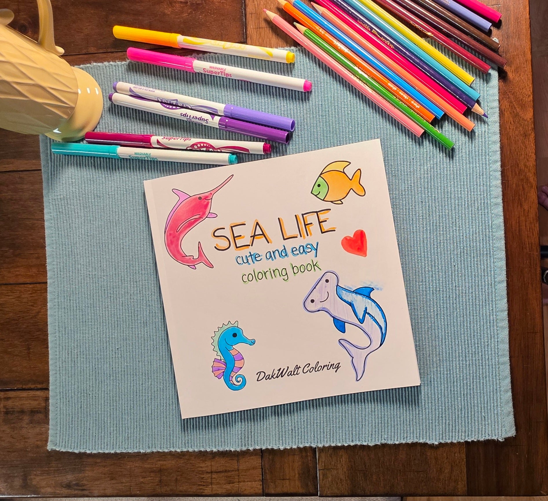 Sea Life Coloring Book