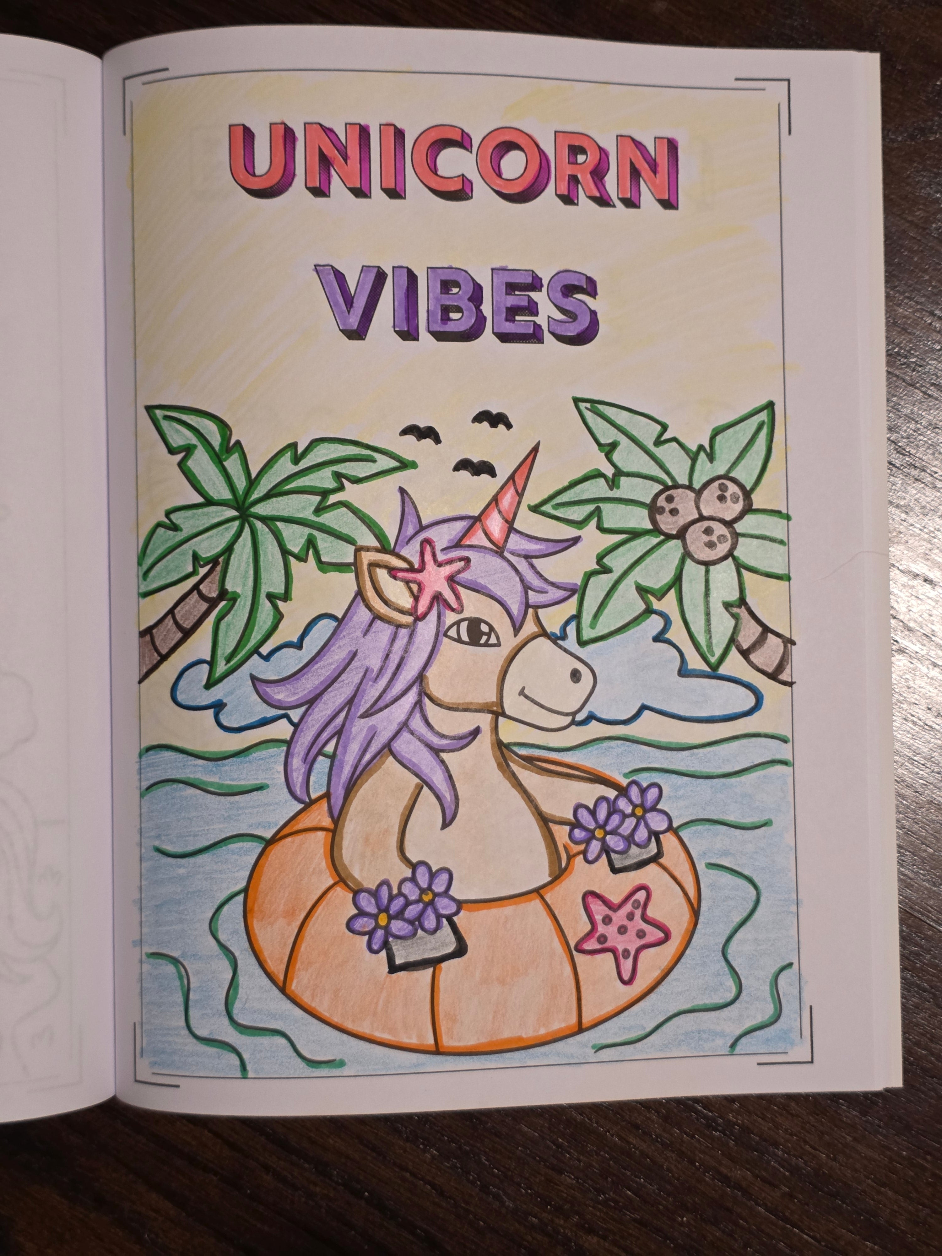 Unicorn Coloring Book